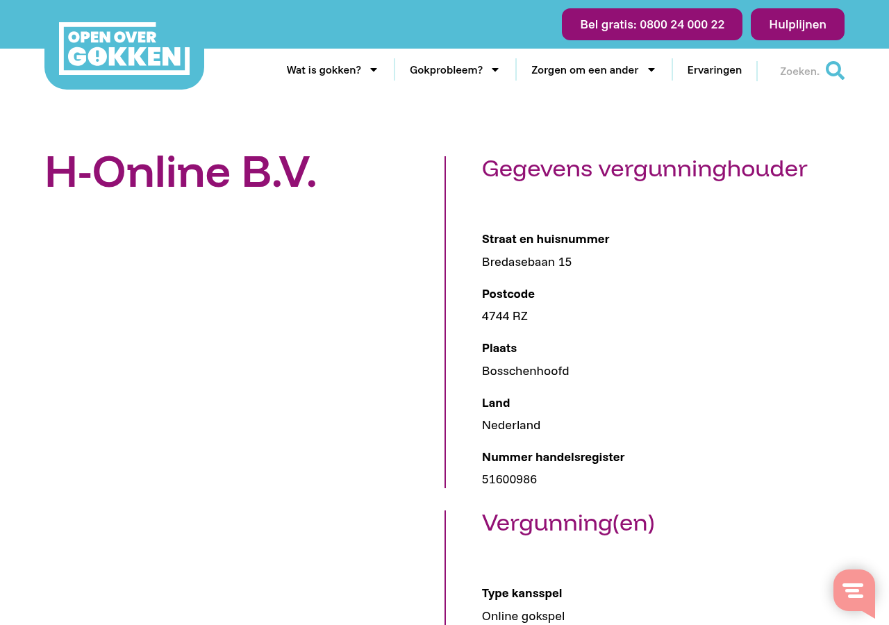 Gedateerde bronvastlegging 1 voor Hommerson