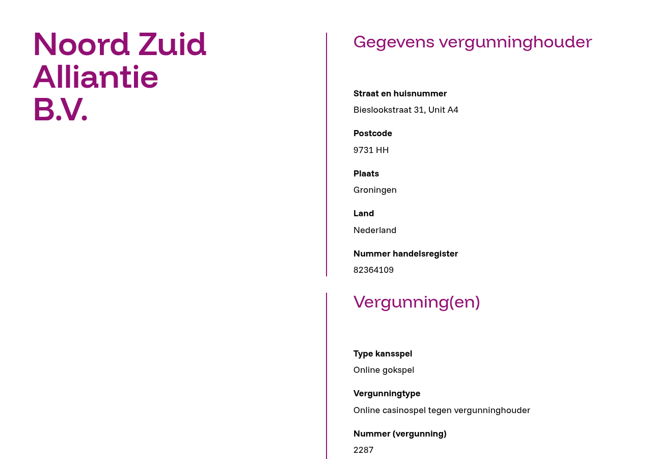 Gedateerde bronvastlegging 1 voor Lucky7Casino.nl